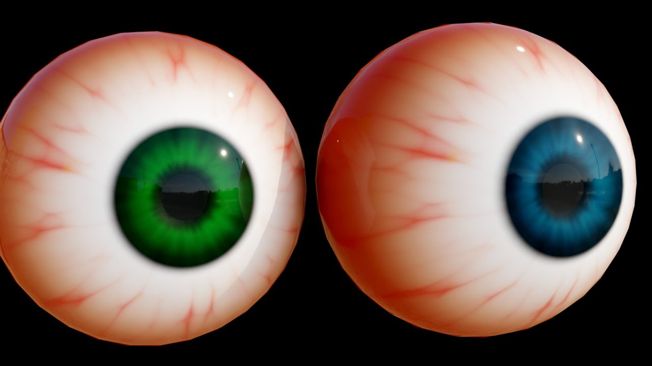 Blender 2.90alpha Procedural eye shader [Turkish] YouTube