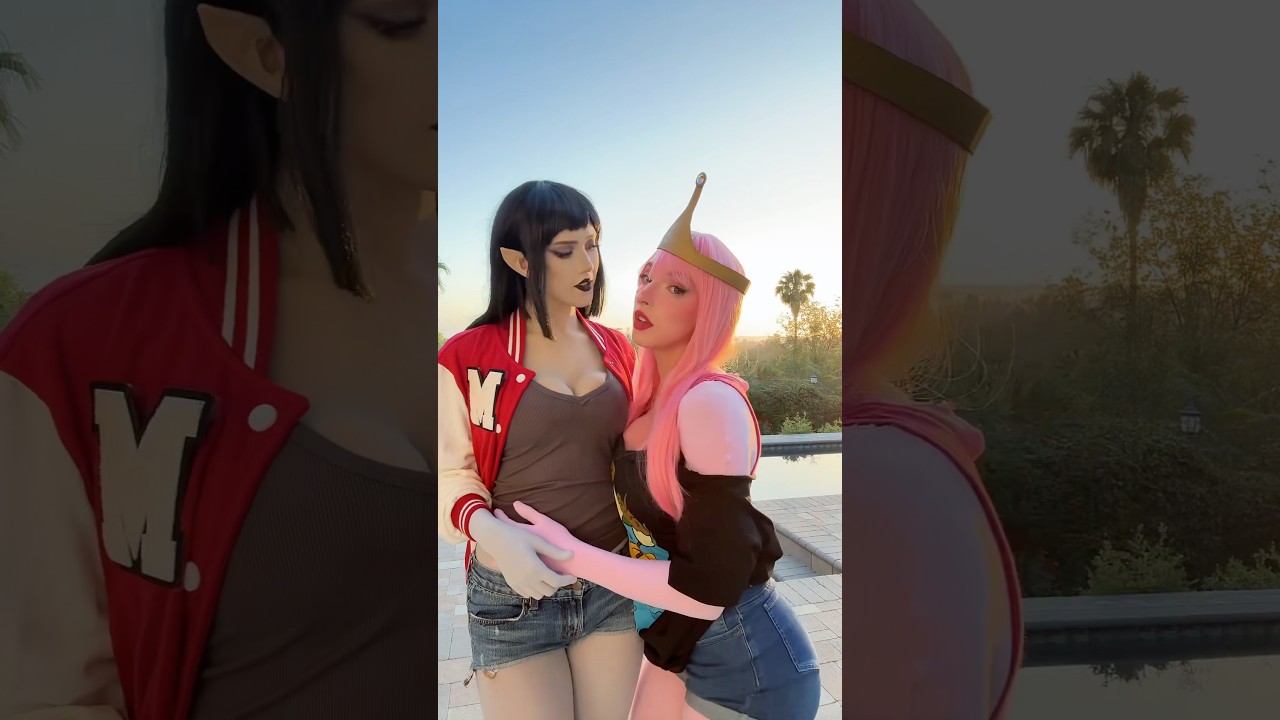 It feels illegal 🫣 #adventuretime #cosplay #princessbubblegum #marceline