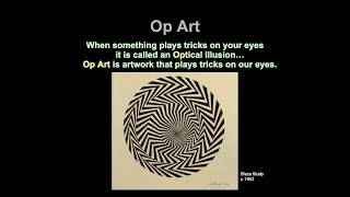 This is a short introduction to Op art