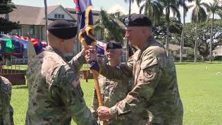 2019 9th Mission Support Command Change of Command ceremony