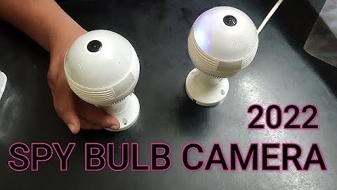 LED Bulb spy Camera | WIFI Bulb Camera | Panoramic Bulb Camera | Bulb Camera 2022 | #Bulb_Camera