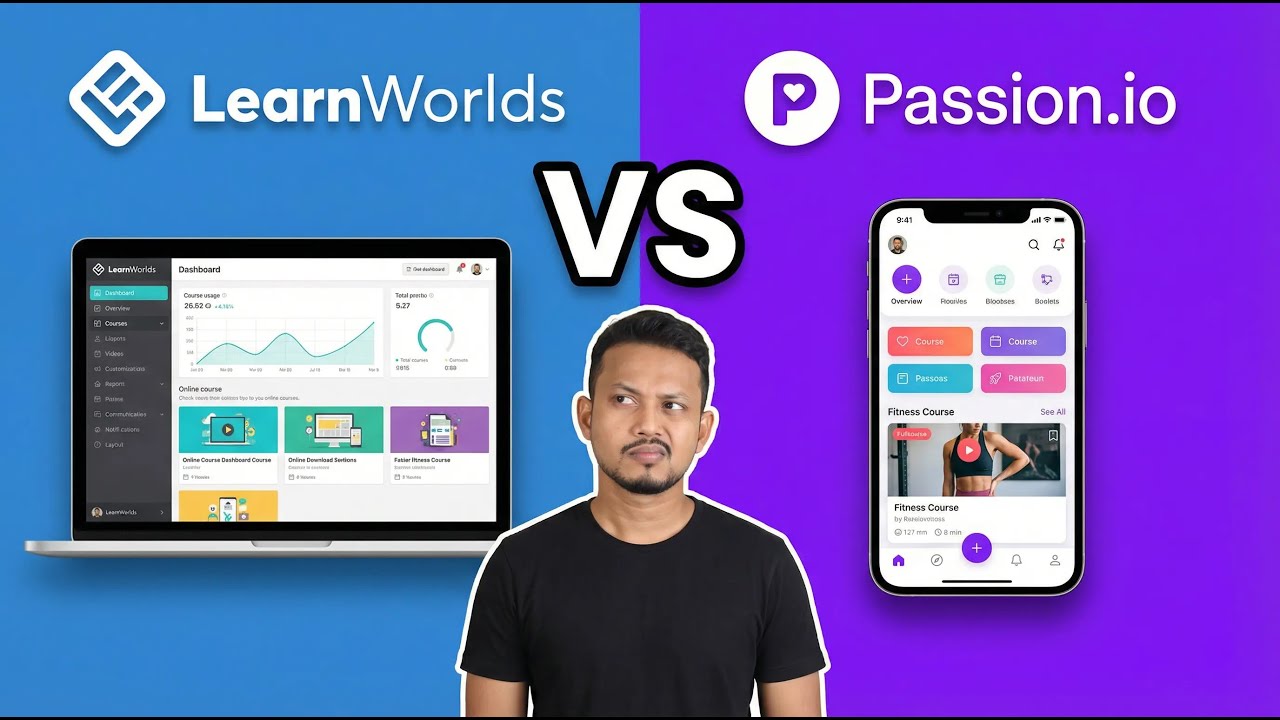Passion.io против LearnWorlds – я протестировал оба сервиса (вот что получилось)
