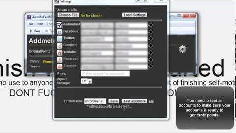 Addmefast Bot - Generate points 100% AUTOMATED! Dowland Link