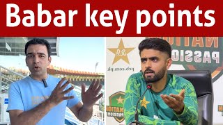 Some confusion in Babar press conference