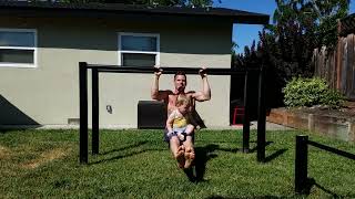 Dad Works Out with Son