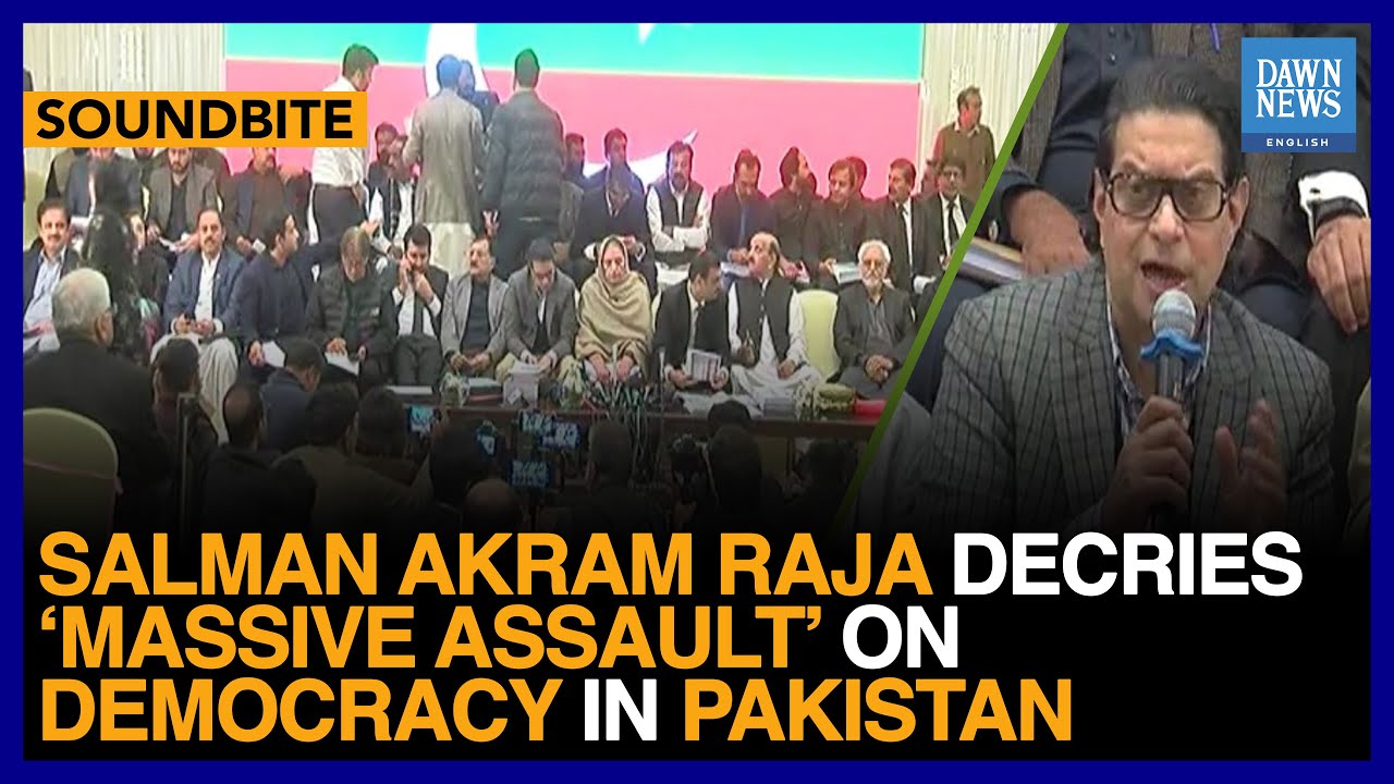 Pakistan Raja Akram PTI’s Salman Akram Raja Decries ‘Massive Assault’ On Democracy In ...