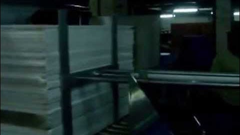 BIG shrink wrapping machine VIDEO for foam