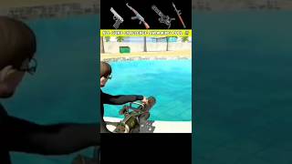 All Guns Challenge Swiming Pool 💥 INDIAN BIKE DRIVING 3D/INDIAN BIKE DRIVING 3D #shorts #viral #gta5