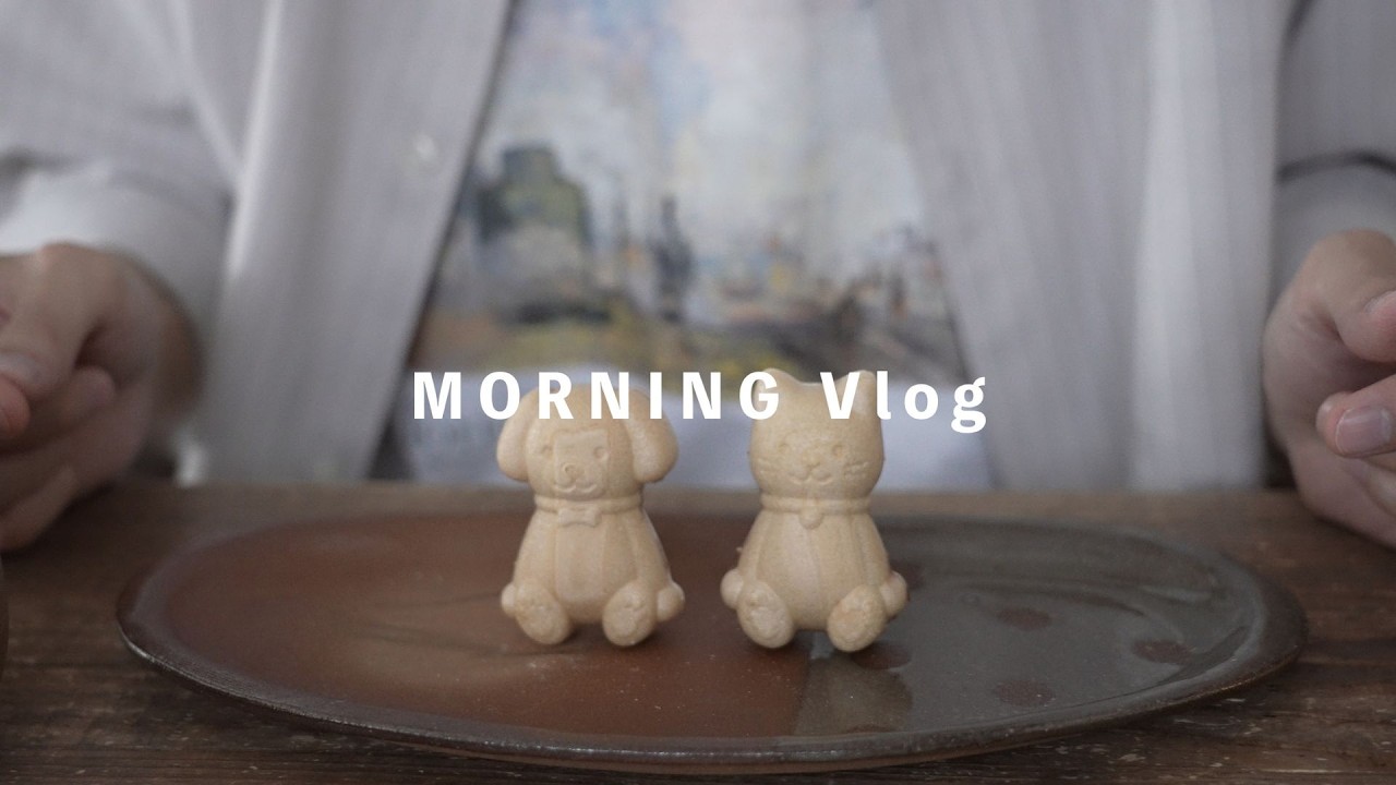 [Morning Vlog] いぬねこモナカ🐶🐱と季節外れの夏日
