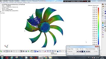 Ls-Dyna Bird Strike On a Propeller Fan