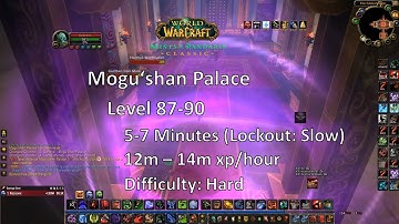 3 Solo Dungeon Leveling Comparisons | Level in MoP without questing, grindspot or grouping!