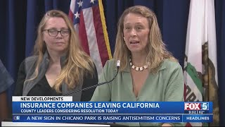 Insurance companies leaving California