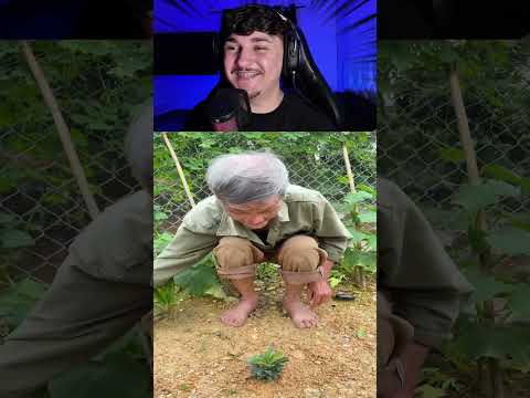 O pobre avô foi RIDICULARIZADO por seus NETOS por comer um Abacaxi que caiu no CHÃO! #fy #fyp