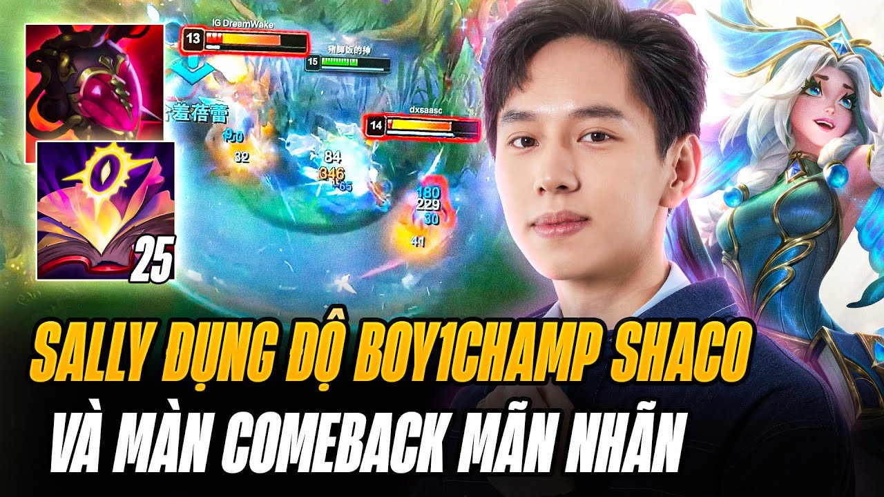 Sally Vác Lillia Đi Rừng Gặp Boy1champ Shaco Cực Khó Chịu Và Màn Comeback Gặt Pentakill Lượm 200 Tệ