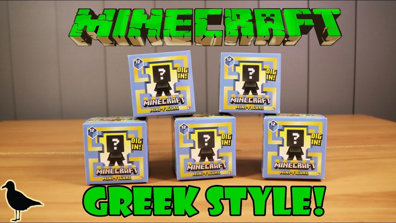 Minecraft Series 12 Greek Mythology Blind Box Toy Opening! | Birdew Reviews