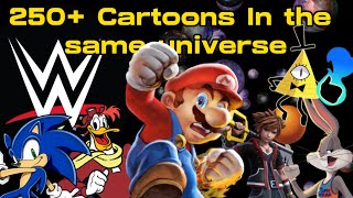 Does every cartoon exist in one big universe? PART 1: 250 Cartoons