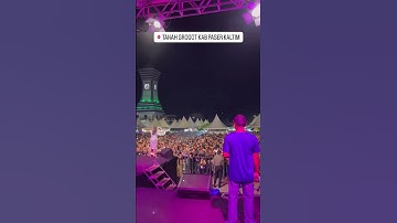 Tasya Rosmala konser di hari pariwisata dunia #kabupaten paser #tasyarosmala #shorts #kaltim