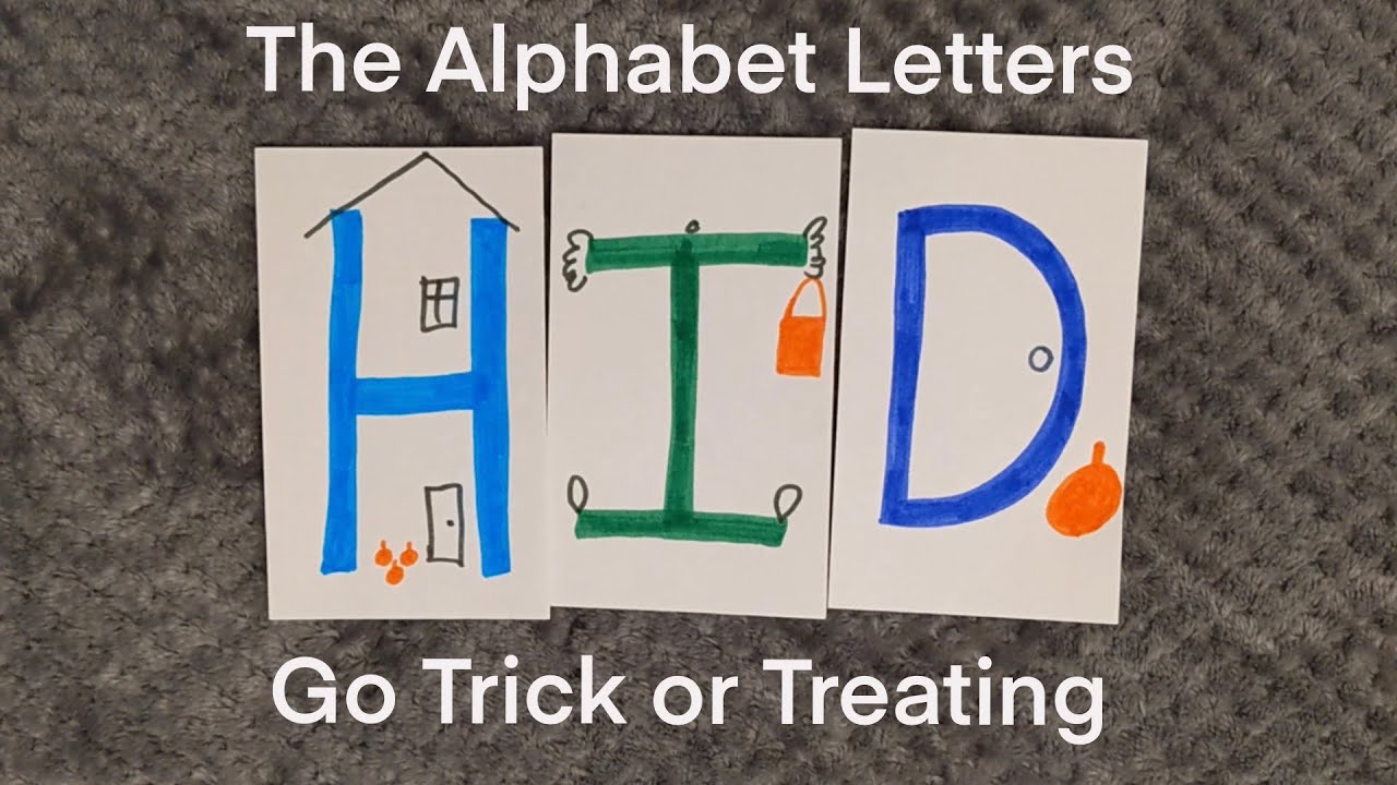 The Letters Go Trick or Treating: A Halloween Story with The Picture ...