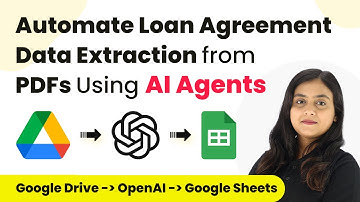 How to Automate Loan Agreement Data Extraction from PDFs Using AI Agents