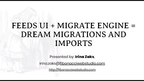 Migrations and feeds in Drupal 8