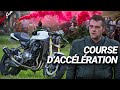 Course d'accélération avec la Z900 RS High Side au Sultans of Sprint