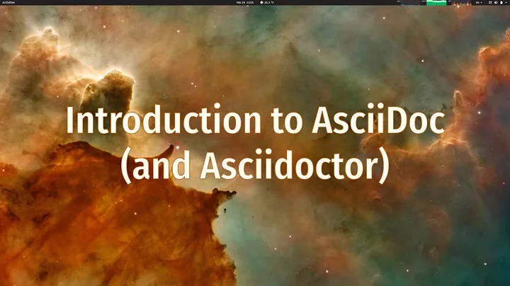 Asciidoctor and some features I like