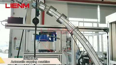 LIENM Fully automatic capping machine with cap feeder