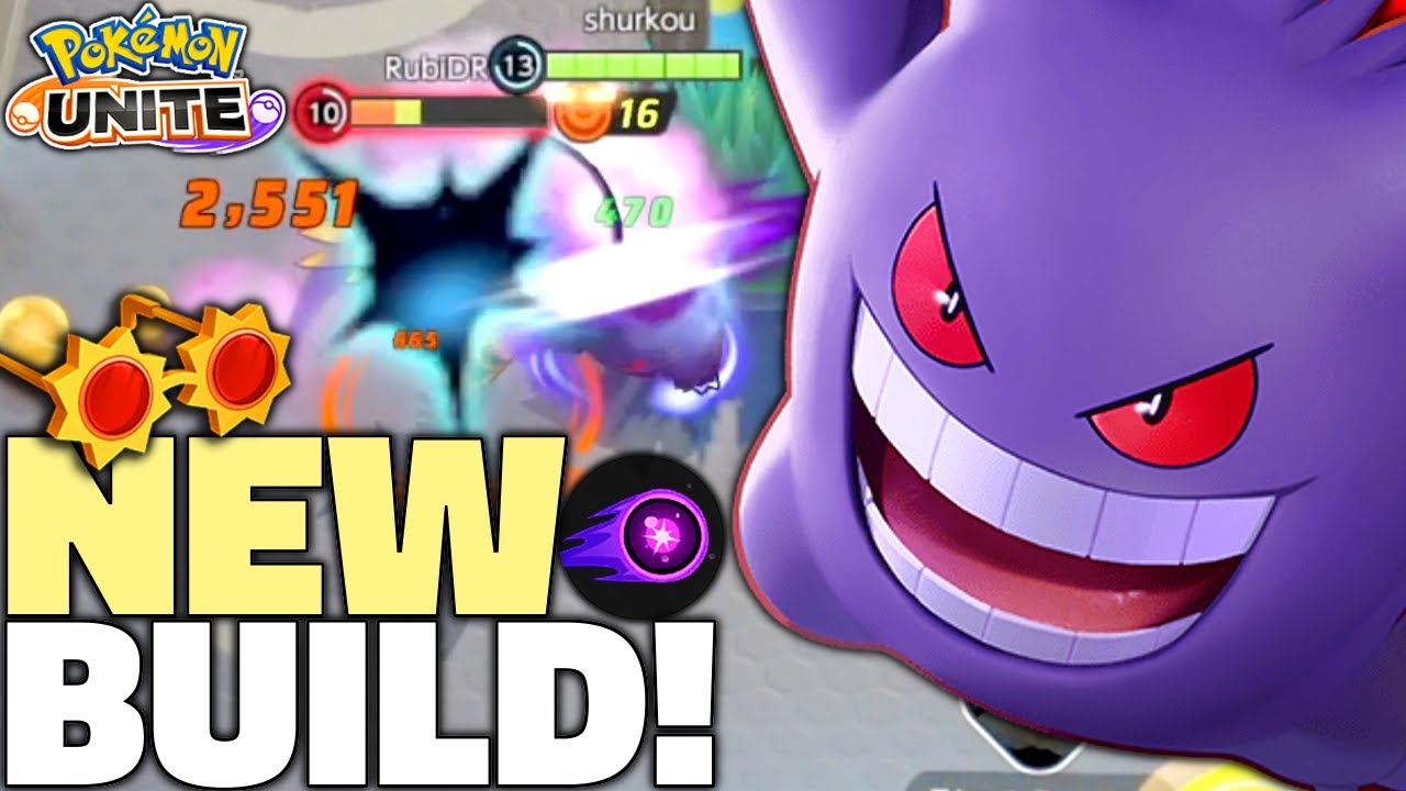 Pokémon Unite GENGAR BEST Build Guide!😈 [ONE-SHOTS] (Gengar Master