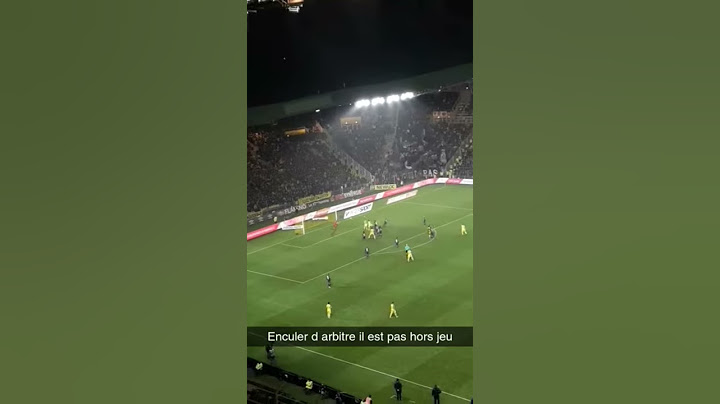 Fcnantes quand tout un peuple se lève pour un but injustement refusé