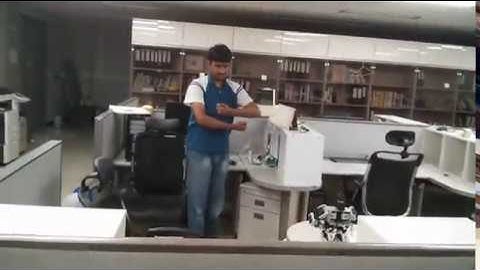 Bioloid and Kinect - Arms Imitation