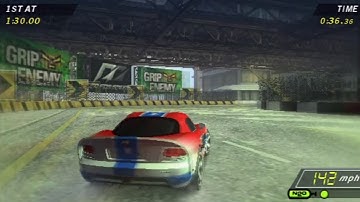 Need for Speed: Shift Gameplay Walkthrough - Grip Enemy Time Attack #38 [PSP]