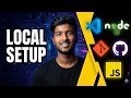 Local Setup for Beginners | VS Code + Git + GitHub + Node.js Explained