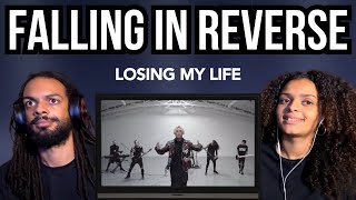 First Time Hearing Falling In Reverse -  "Losing My Life" Starting to get hooked! (Reaction)