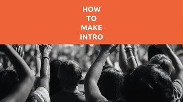 HOW TO MAKE INTRO AND ADD IN VIDEO USING OBS studio !!!!!!