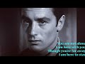 Alain Delon - You Are Not Alone (Violin Cover by Cal Morris) with lyrics