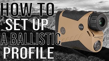 Instant Accuracy:  How to Set Up Your SIG SAUER Kilo8K Rangefinder Ballistic Profile in Minutes!