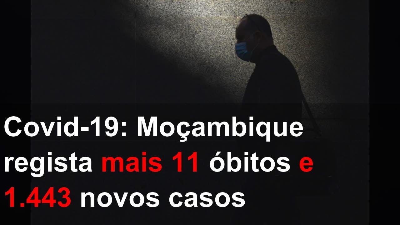 Covid-19: Moçambique regista mais 11 óbitos e 1.443 novos casos