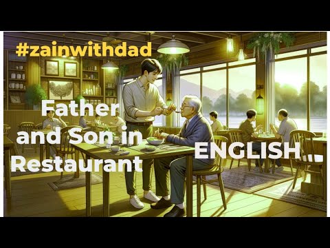Story of Father and Son in Restaurant | English | #zainwithdad