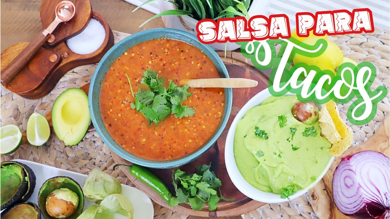 Salsa para Tacos 🌮🌶🔥 Fuego en La Cocina YouTube