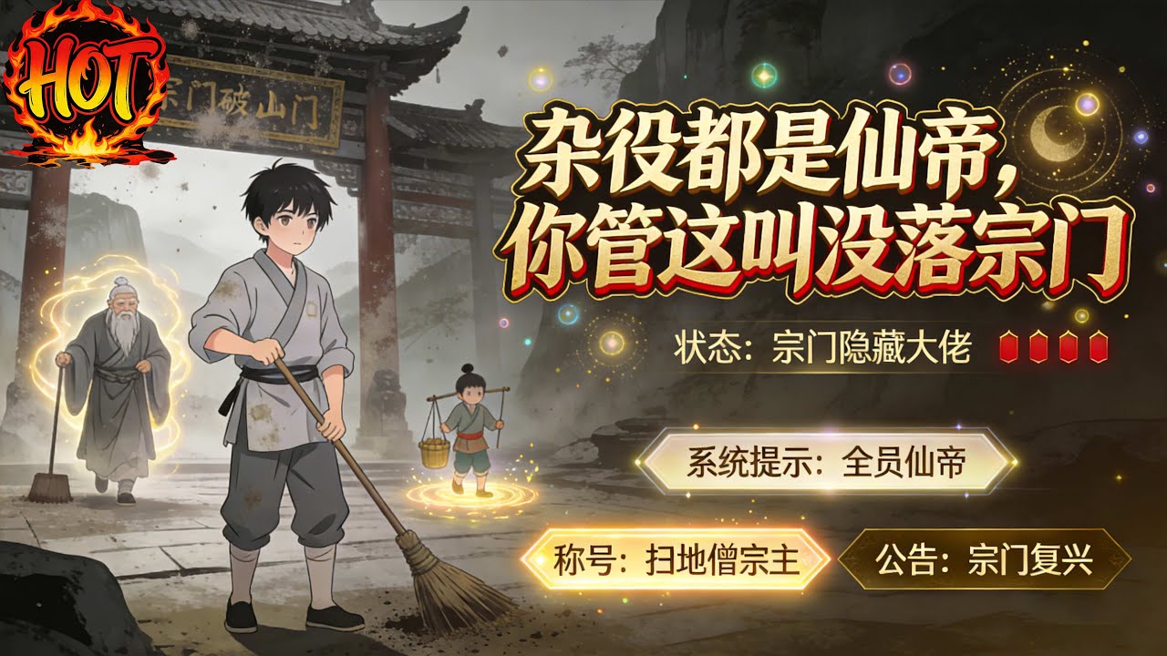 ✨【强推】《杂役都是仙帝，你管这叫没落宗门》1--156集穿越玄幻世界，林玄成青阳剑宗星陨峰主，遭弟子背叛后觉醒授徒返还系统，弟子修炼成果可全额返利#穿越 #末世 #异能 ##动态漫画# 漫野推文