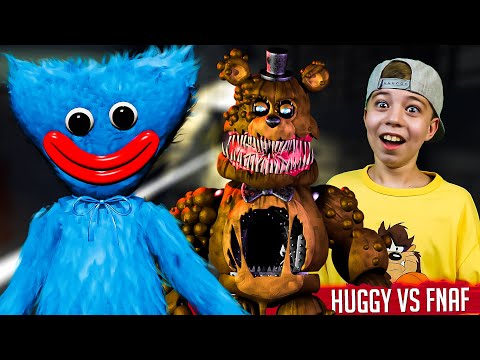 Видео: Хагги Вагги ПРОТИВ Аниматроников ФНАФ! ➢ Poppy Playtme VS FNAF в Garry`s Mod!