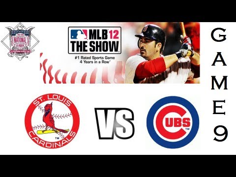 MLB 12 Chicago Cubs vs St Louis Cardinals Game #9 (FULL GAME) - YouTube