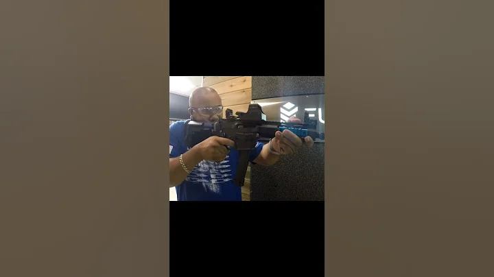 Blue PSA AR9 🤟🔫 #arpistol #ar9 #9mm #ar15pistol #rangeday