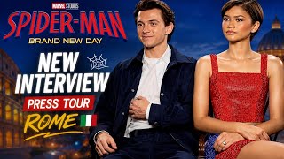 Tom Holland & Zendaya FULL Interview in Rome |Spider-Man: Brand New Day Press Tour#zendaya#spiderman