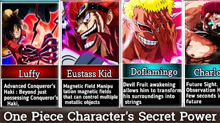 Every One Piece Character's Secret Hidden Power