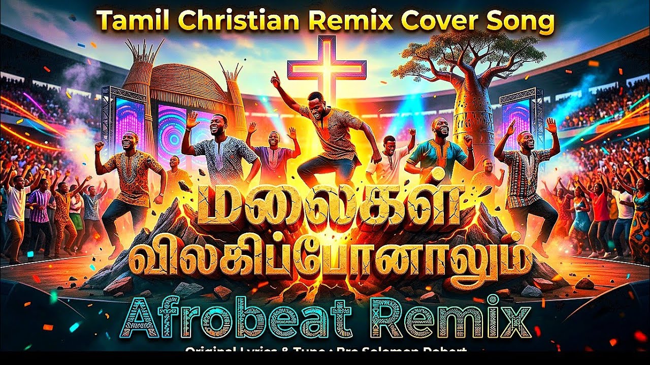 Malaigal Vilagi Ponaalum (Remix Cover)- African Afrobeat Folk - Tamil Christian Songs -Bible Harmony