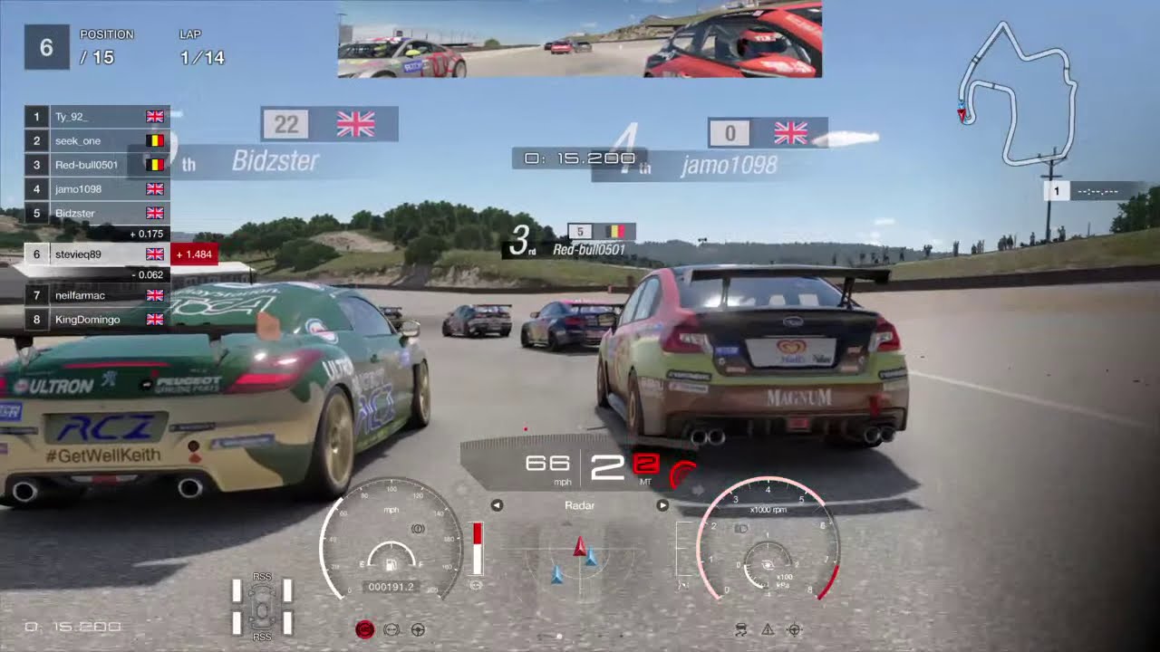 rage quit due to lag GT Sport gr 4 evo live league racing - YouTube