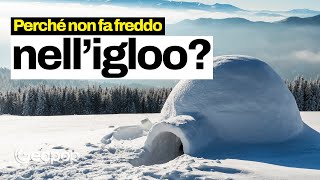 Perché negli igloo non fa freddo anche se sono fatti di ghiaccio?