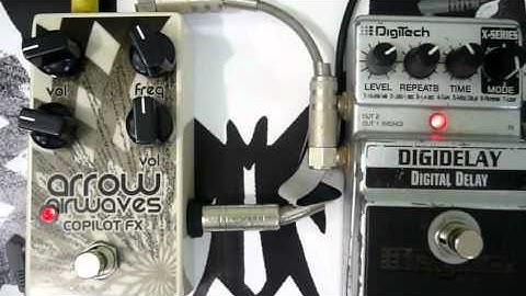 Copilot Fx Arrow Airwaves white noise pedal with delay