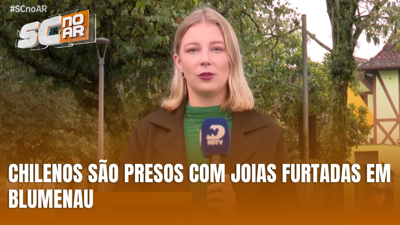 Chilenos são presos em Florianópolis com joias furtadas em Blumenau